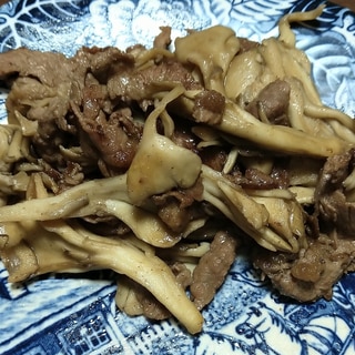 牛肉と舞茸の炒め物